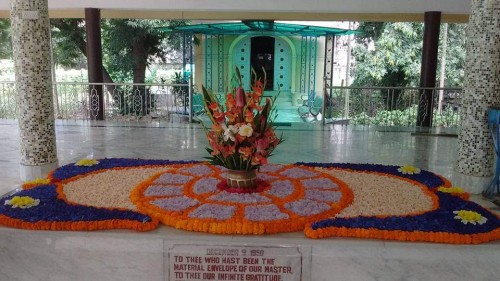 602 Samadhi Decorations at Sri Aurobindo Yoga Mandir Rourkela