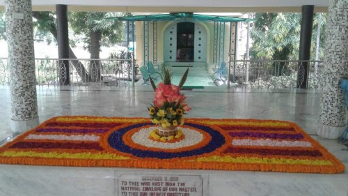 603 Samadhi Decorations at Sri Aurobindo Yoga Mandir Rourkela