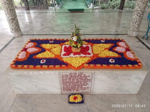 606 Samadhi Decorations at Sri Aurobindo Yoga Mandir Rourkela