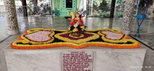 614 Samadhi Decorations at Sri Aurobindo Yoga Mandir Rourkela