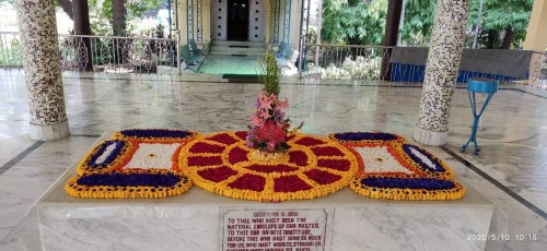 617 Samadhi Decorations at Sri Aurobindo Yoga Mandir Rourkela