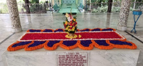 618 Samadhi Decorations at Sri Aurobindo Yoga Mandir Rourkela