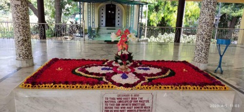 630 Samadhi Decorations at Sri Aurobindo Yoga Mandir Rourkela