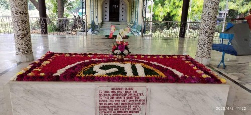 632 Samadhi Decorations at Sri Aurobindo Yoga Mandir Rourkela