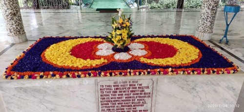 642 Samadhi Decorations at Sri Aurobindo Yoga Mandir Rourkela