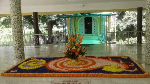 647 Samadhi Decorations at Sri Aurobindo Yoga Mandir Rourkela