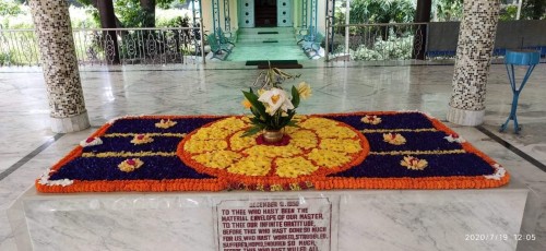 649 Samadhi Decorations at Sri Aurobindo Yoga Mandir Rourkela