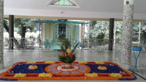 653 Samadhi Decorations at Sri Aurobindo Yoga Mandir Rourkela