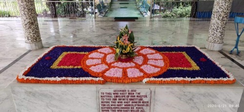 658 Samadhi Decorations at Sri Aurobindo Yoga Mandir Rourkela