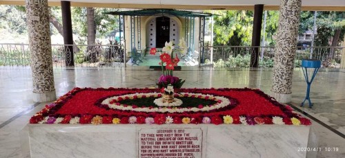 663 Samadhi Decorations at Sri Aurobindo Yoga Mandir Rourkela