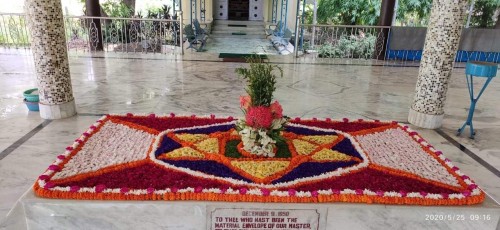 669 Samadhi Decorations at Sri Aurobindo Yoga Mandir Rourkela