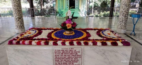 671 Samadhi Decorations at Sri Aurobindo Yoga Mandir Rourkela