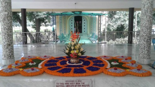 684 Samadhi Decorations at Sri Aurobindo Yoga Mandir Rourkela