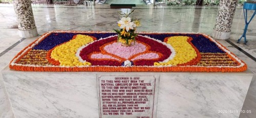 703 Samadhi Decorations at Sri Aurobindo Yoga Mandir Rourkela