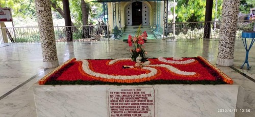 704 Samadhi Decorations at Sri Aurobindo Yoga Mandir Rourkela