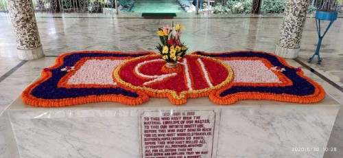 706 Samadhi Decorations at Sri Aurobindo Yoga Mandir Rourkela