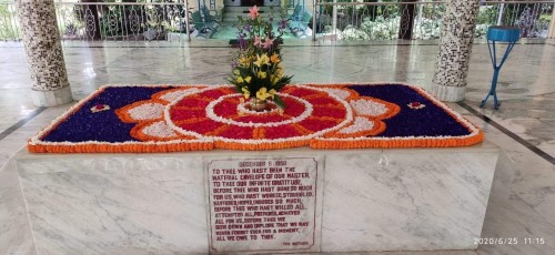 720 Samadhi Decorations at Sri Aurobindo Yoga Mandir Rourkela