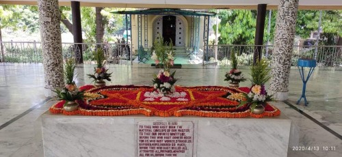 725 Samadhi Decorations at Sri Aurobindo Yoga Mandir Rourkela