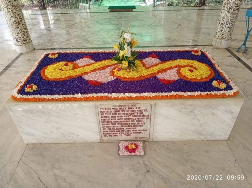 729 Samadhi Decorations at Sri Aurobindo Yoga Mandir Rourkela