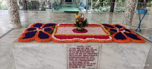 72 Samadhi Decorations at Sri Aurobindo Yoga Mandir Rourkela