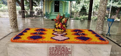 730 Samadhi Decorations at Sri Aurobindo Yoga Mandir Rourkela