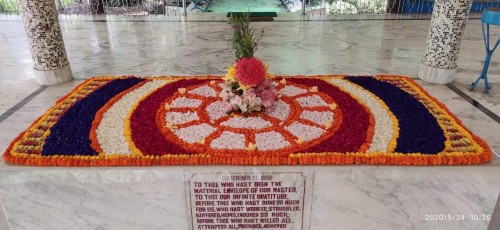 76 Samadhi Decorations at Sri Aurobindo Yoga Mandir Rourkela