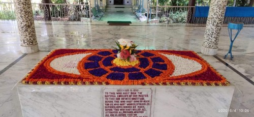 79 Samadhi Decorations at Sri Aurobindo Yoga Mandir Rourkela