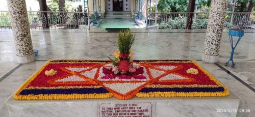 82 Samadhi Decorations at Sri Aurobindo Yoga Mandir Rourkela