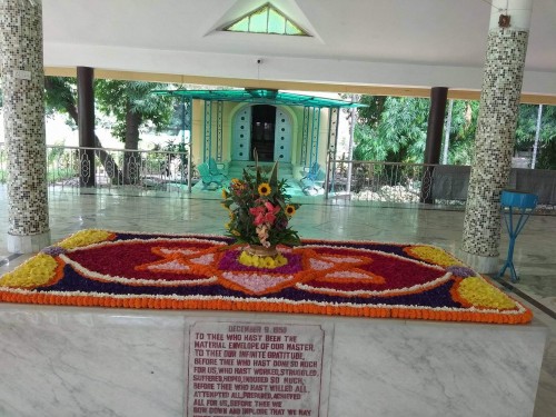 95 Samadhi Decorations at Sri Aurobindo Yoga Mandir Rourkela